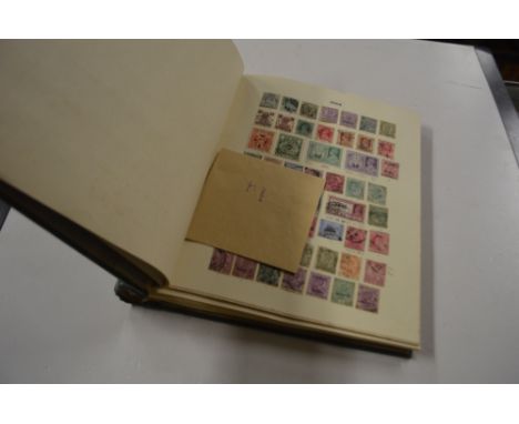 A nice stamp collection of commonwealth and foreign countries in green simplex loose leaf album