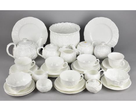A Collection of Coalport Countryware Teawares to Comprise Teapots, Cups, Saucers, Side Plates, Sugar Bowls etc, Thirty-Two Pi
