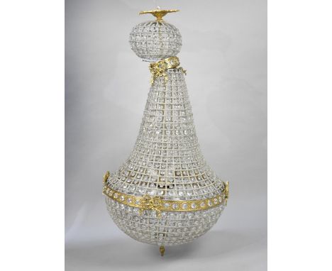 A Large Reproduction French Style Ballroom Chandelier