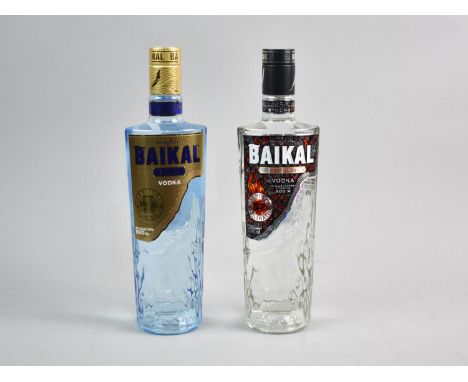 Two Bottles of Baikal Vodka