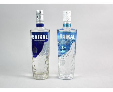 Two Bottles of Baikal Vodka
