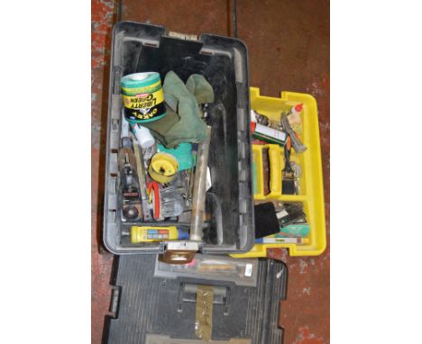 POLICE: A Stanley toolbox containing various tools [NO RESERVE] [VAT ON HAMMER PRICE] 