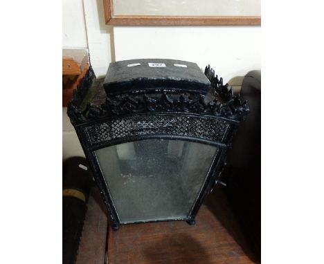 A Metal Framed Wall Lantern