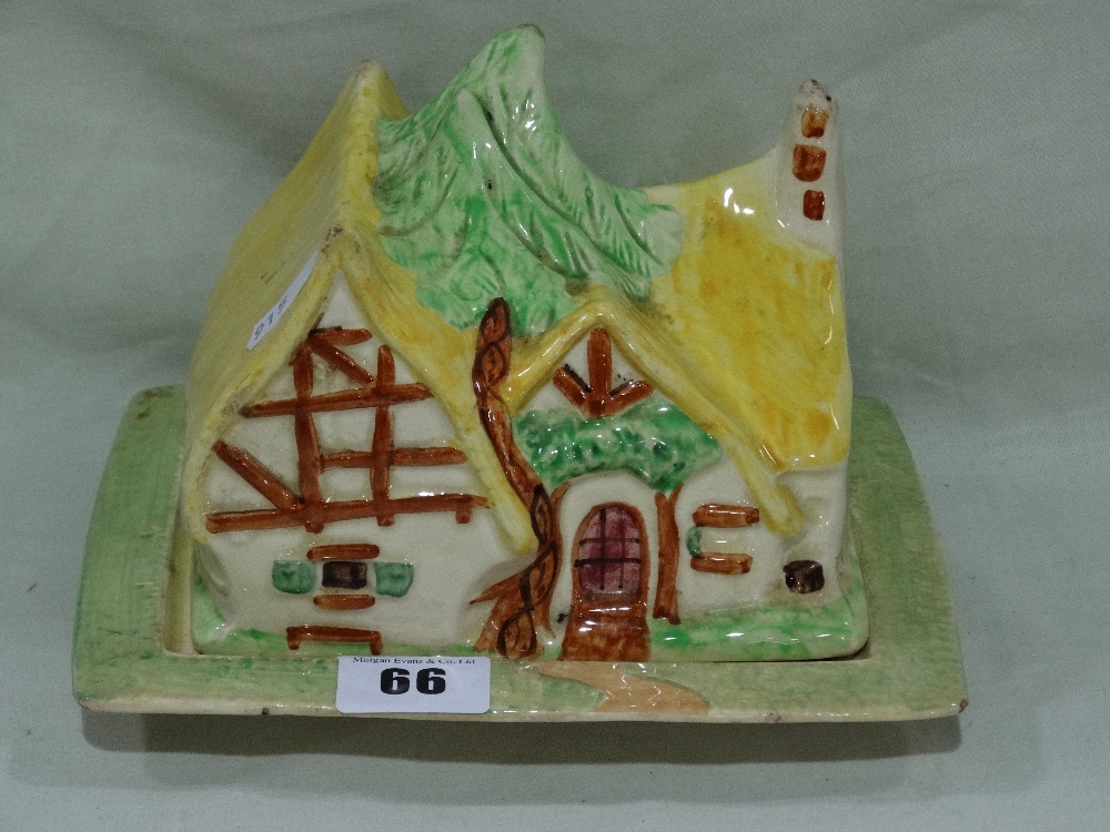 A Rare Wade Heath Walt Disney Design Butter Dish And Cover In The Form