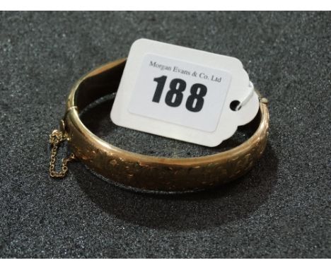 A 9 Carat Gold Bangle