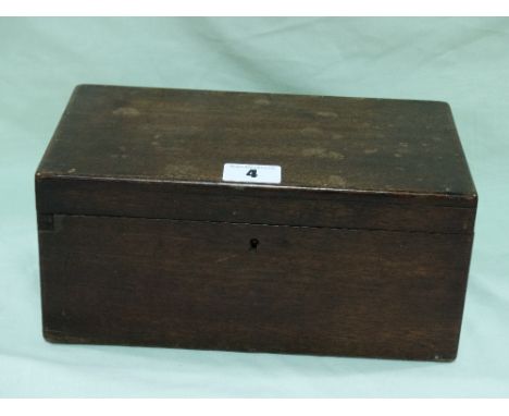 A 19th Century Mahogany Tea Caddy
