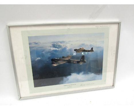 A Robert Taylor print "Stirlings Outward Bound", pencil signed by Hamish Mahaddie, framed and glazed 