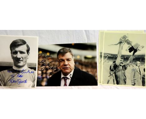 Autographed stills of Graeme Souness (Liverpool Football Club) and others (4). P&amp;P Group 1 (£14+VAT for the first lot and