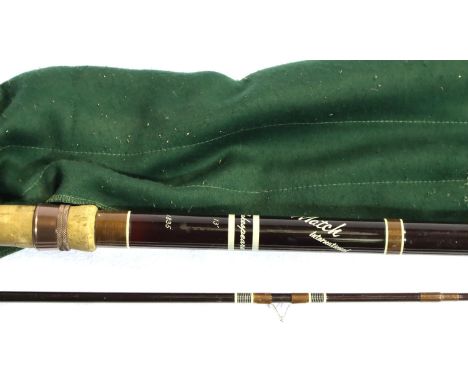 Shakespeare Match International and 13' fibreglass rod, no 1835. P&amp;P Group 2 (£18+VAT for the first lot and £3+VAT for su