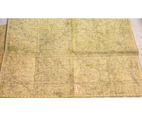 Ten war revision Ordnance Survey maps stamped 1940. P&amp;P Group 1 (£14+VAT for the first lot and £1+VAT for subsequent lots