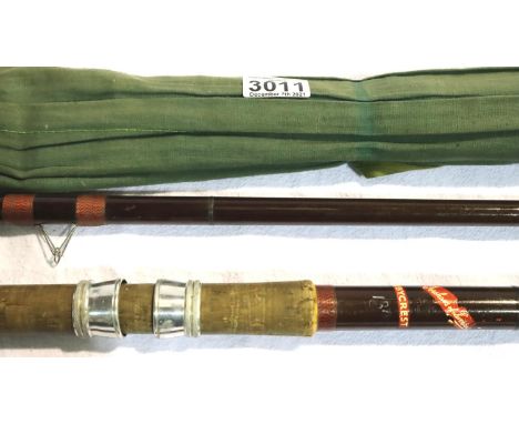 Forshaws of Liverpool Rubycrest 13' fibreglass rod. P&amp;P Group 2 (£18+VAT for the first lot and £3+VAT for subsequent lots