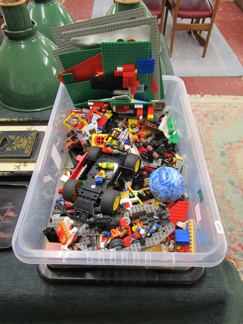 Large box of Lego