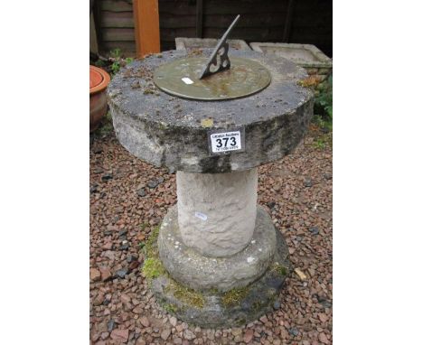 Stone sundial