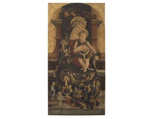 After an original Opvus Caroli Crivelli Venet 1487 "Madonna with Child"Madonna with Child, print after an original Opvus Caro