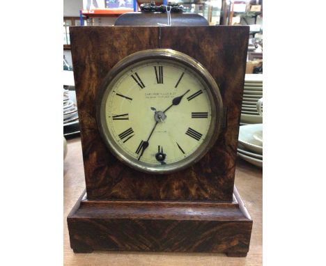 Victorian Camerer Kuss &amp; Co mantle clock in walnut case