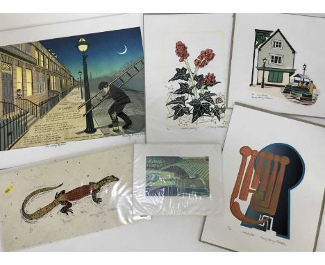 Penny Berry Paterson (1941-2021) group of prints to include 'Sun Street Waltham Abbey', signed inscribed and numbered 2/30, i