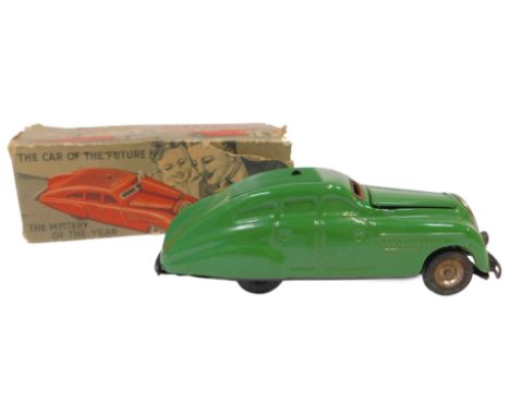 A Schuco command car, AD2000, in green. (box AF)