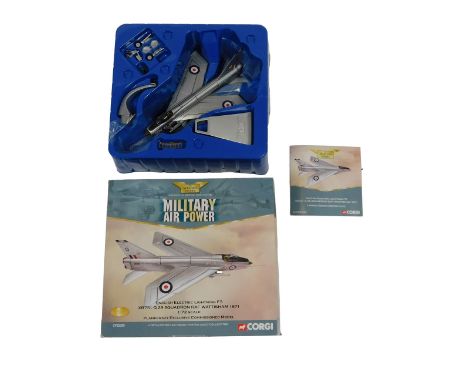 A Corgi The Aviation Archive Military Air Power diecast English Electric Lighting F3, XR51 Q29 Squadron, RAF Wattisham 1971, 
