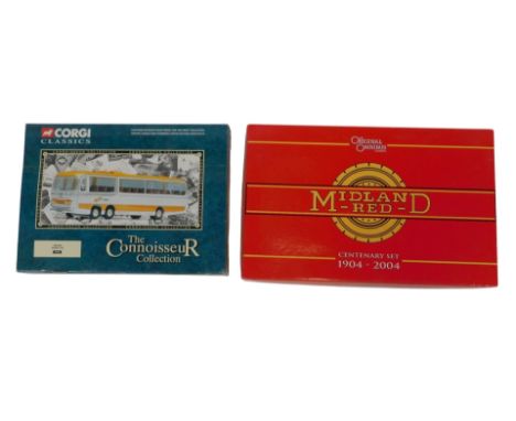 V Corgi Classics and The Original Omnibus Company boxed diecast, comprising Corgi Classics 35303 Selnec Bedford Val bus, and 