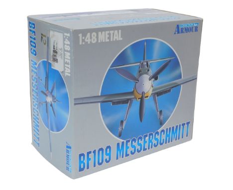 A Franklin Mint Collection Armour Messerschmitt 109G Trop, 1:48 scale, boxed.