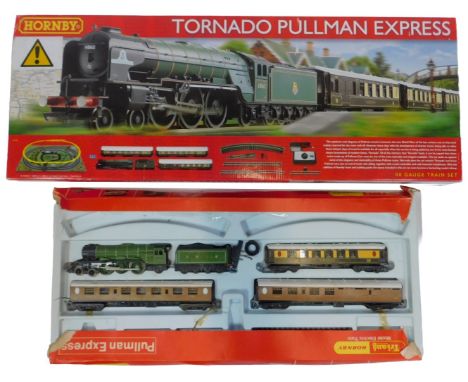 V Tri-ang and Hornby OO gauge train sets, comprising R1169 The Tornado Pullman Express, and another. (2)
