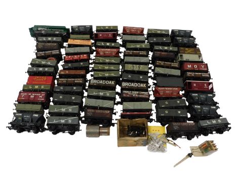 Airfix, Mainline and other OO gauge rolling stock, including iron ore tippler wagons, plank wagons, sheet bridge coal and iro