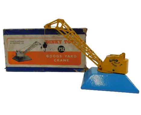 A Dinky Toys 752 goods yard crane, boxed.