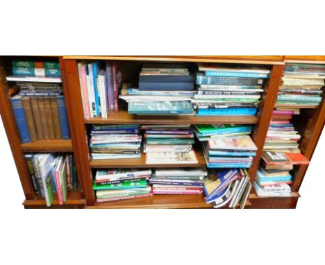 A group of transport related books, to include works relating to trains, ships, automobiles, Newnes Complete Engineer, variou