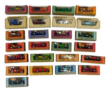 Matchbox Models of Yesteryear vintage cars.