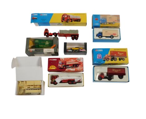 Corgi and other boxed diecast, including Corgi Classics 28001 Sutton St Helens Atkinson tractor unit with flat trailer, Archi