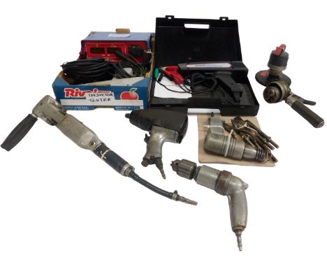 Pneumatic workshop tools, including timing light, diesel inspection tester, etc.