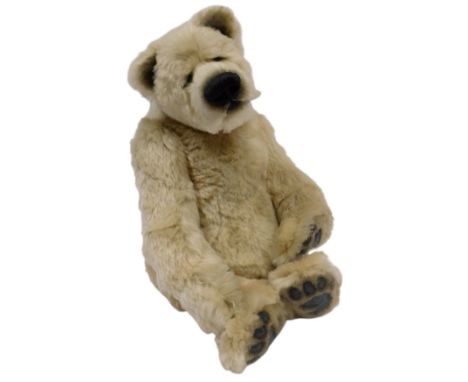 A Lisa Willis Bears Upon Soar Hector the Polar Bear, alpaca fur, with ten opposable joints, 55cm tall. 