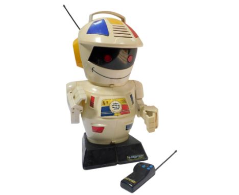 A Scooter 2000 remote-controlled robot butler 62cm high.