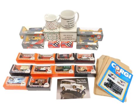 Lledo, Corgi and other diecast, including Lledo Promotion Exchange and Mart Cars, Corgi D980 Ford Poplar van, Corgi Ford Sier
