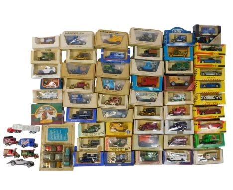 V Lledo boxed and unboxed diecast, including Tetley Variety Club Sunshine coach, Rountrees Jelly 70th Anniversary van, HM Sam