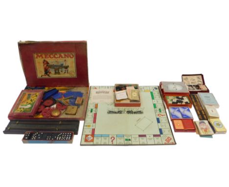 Various games, including Greyhound Brand Dominoes, Monopoly, Spelling Bee, The Popular Game of Lotto, Colomino, Lexicon, etc.