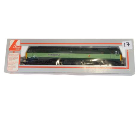 A Lima Models Class 47 833 diesel locomotive Captain Peter Manisty RM, BR two-tone green livery, boxed.