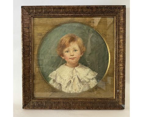 Bethia Mary Clarke (1867-1959) - A portrait of a young boy (1904), pastel on paper, signed and dated lower right, 48 x 48 cm,