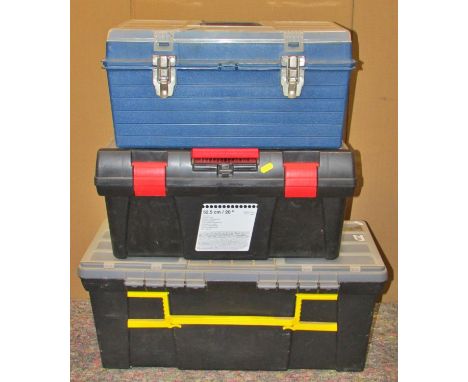 Three boxes of hand tools 
