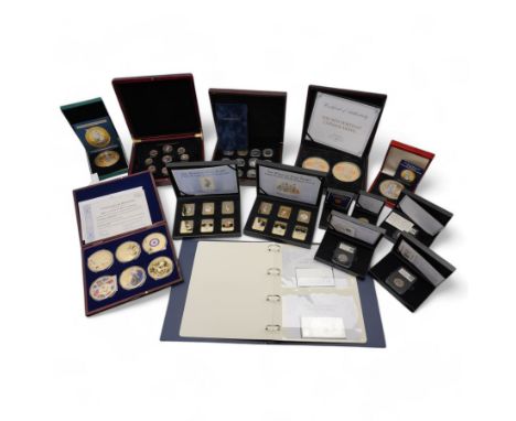 Commemorative coins, medallions, sets and part sets, including 2015 'The New Portrait Coinage Medal' and 'The Fourth Portrait