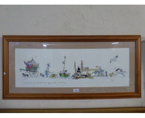 A Framed Kemp Print, Tinker Taylor Soldier Sailor...and Their Dogs. 