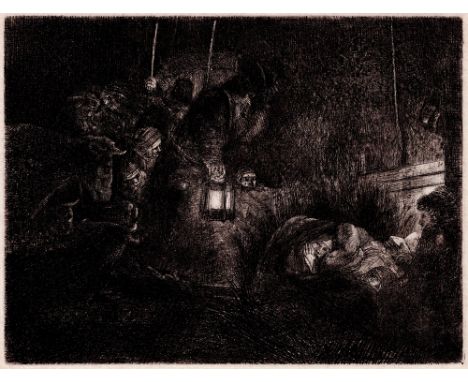 Rembrandt Van Rijn - The adoration of the shepherds - 1652  /  Description:  The adoration of the shepherds: a night piece; t