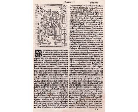 Mer des Histoires - History of David - 16thC.  /  Description:  David escapes through a window, David wit the head of Goliath