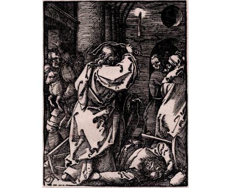 Albrecht Durer -&nbsp;Christ driving the money changers from the temple - 1510 / Description: Meder 131 (a-b/c). Woodcut from