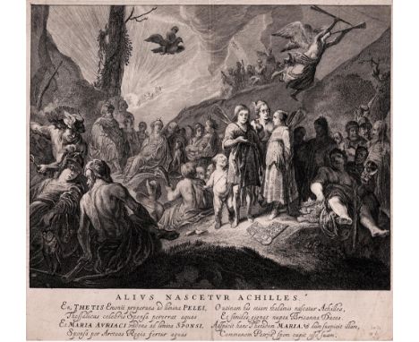 Jan Wildens, Pieter Nolpe - Tableaux Vivants with marriage of Peleus and Thetis  /  Description:  One of the 'tableaux vivant