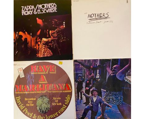 VINYL LPS. The DOORS, 'Strange Days', EKL-4014, Elektra. Sleeve rather ragged. Frank ZAPPA, 'Roxy and Elsewhere', Discreet Re