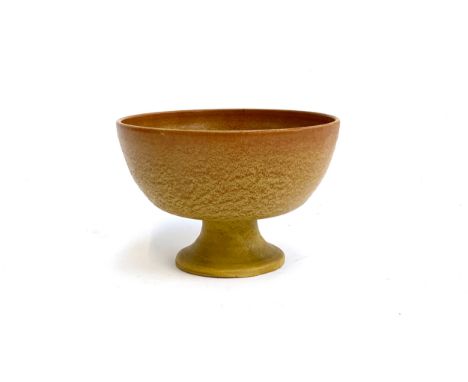 A Poole pottery footed bowl no. 463, possibly very early studio design by Adams c.1922, 16cmD