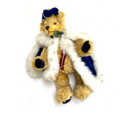 A Hermann Queen Elizabeth II Golden Jubilee mohair teddy bear, no. 79