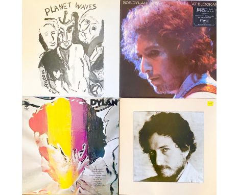VINYL LPS, BOB DYLAN. 'Shot of Love', 'Desire', 'Dylan', 'New Morning', 'Planet Waves'. Perhaps most interesting, 'Live at Bu
