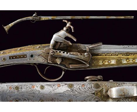 dating: Early 19th Century provenance: Balkans, Smooth-bore, two-stage, octagonal and round, 17 mm cal. barrel, with floral d